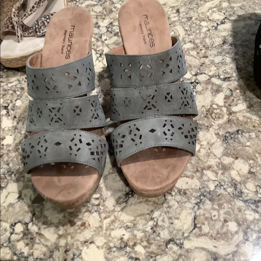 Wedge dress sandals